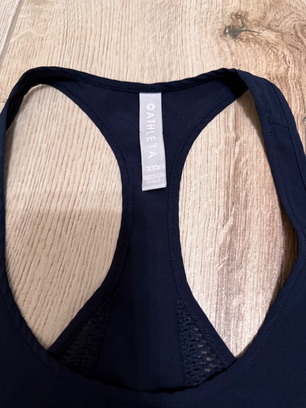 Athleta Navy Racerback Workout Tank - Picture 4 of 8